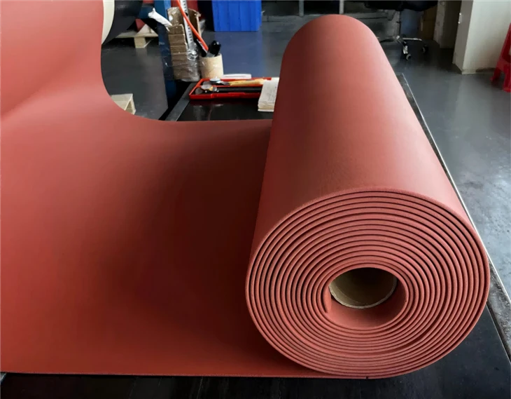 red silicone sponge sheet